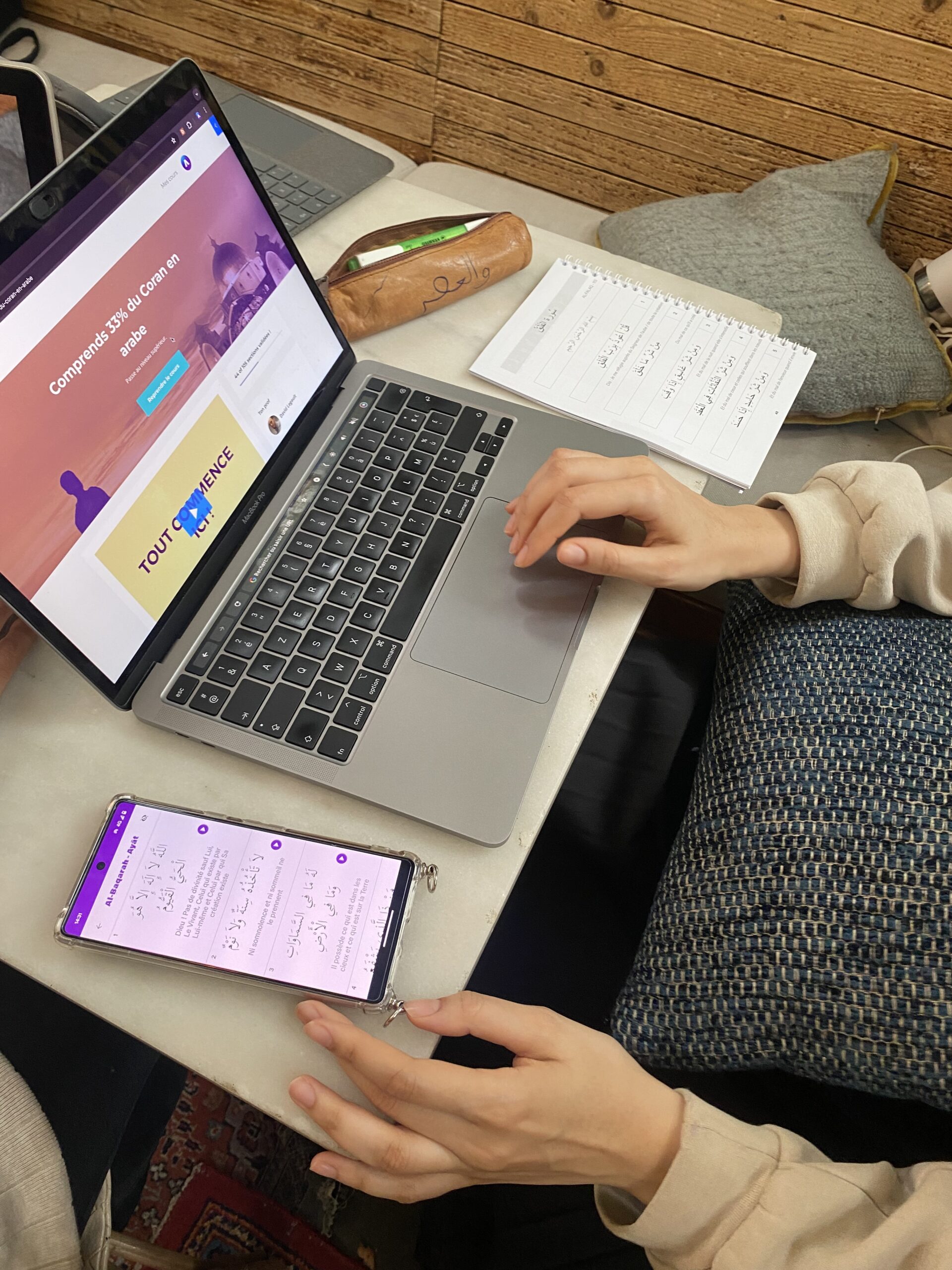 Un compte en ligne avec tous tes cours